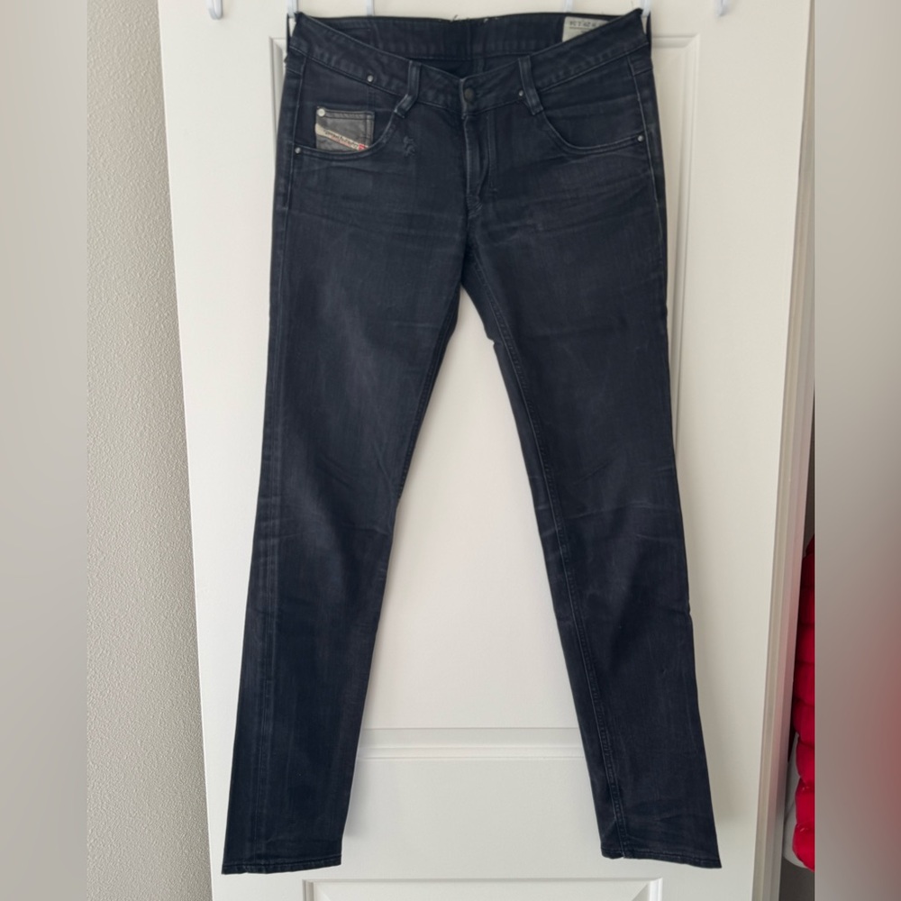 Diesel Women's Skinny Jeans in Washed Black